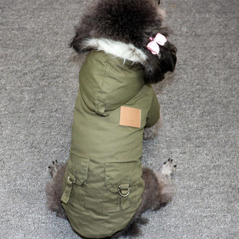 Jaqueta Parka Para Pets