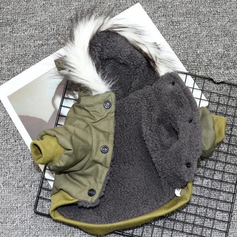 Jaqueta Parka Para Pets