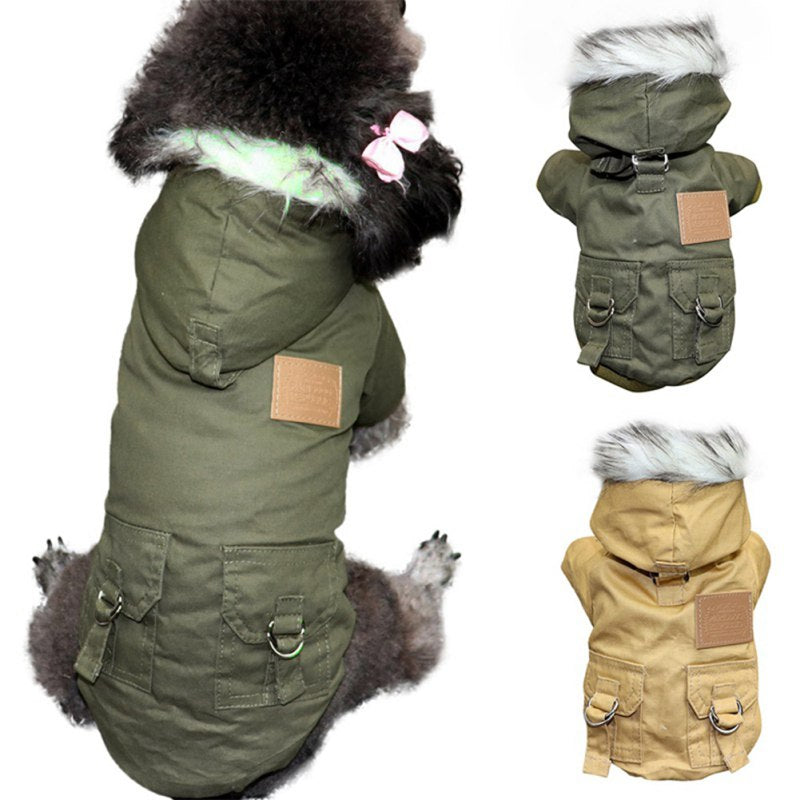 Jaqueta Parka Para Pets
