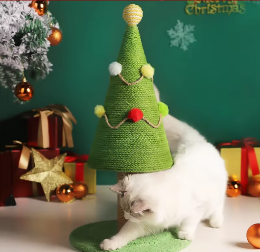 Árvore de Natal Arranhável para Gatos