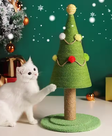Árvore de Natal Arranhável para Gatos