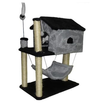 Arranhador Casa com Rede para Gatos